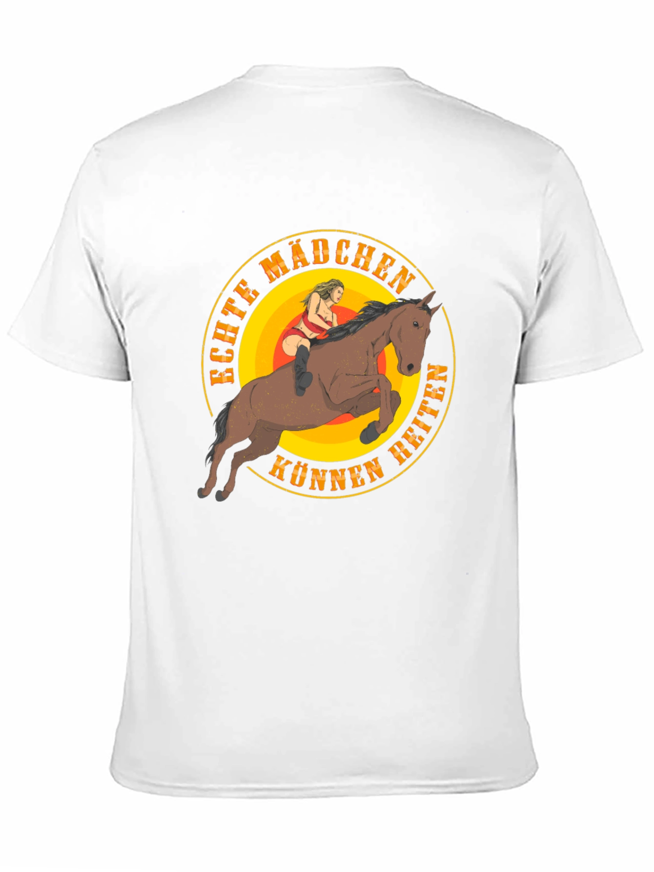Echte Mädchen Können Reiten Graphic T-Shirt
