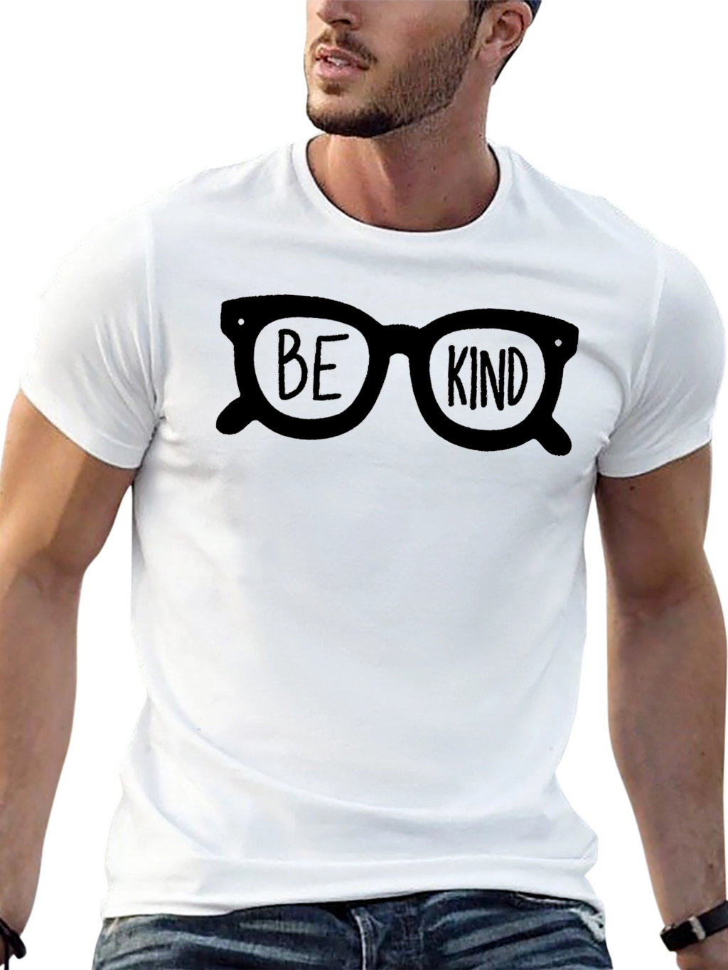 Be Kind Glasses Graphic T-Shirt