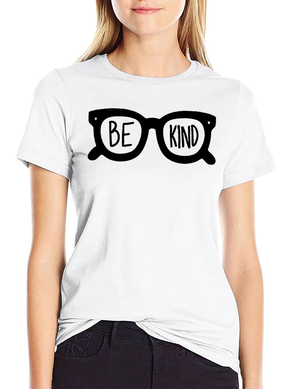 Be Kind Glasses Graphic T-Shirt