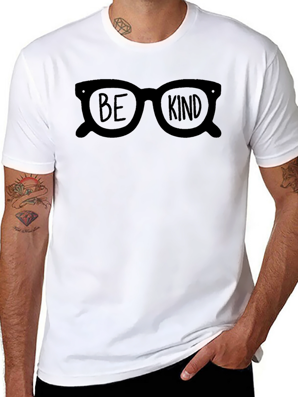 Be Kind Glasses Graphic T-Shirt