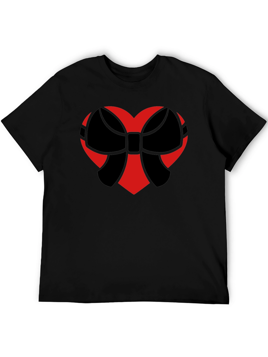 Heart & Bow Graphic Tee - Stylish Casual Wear