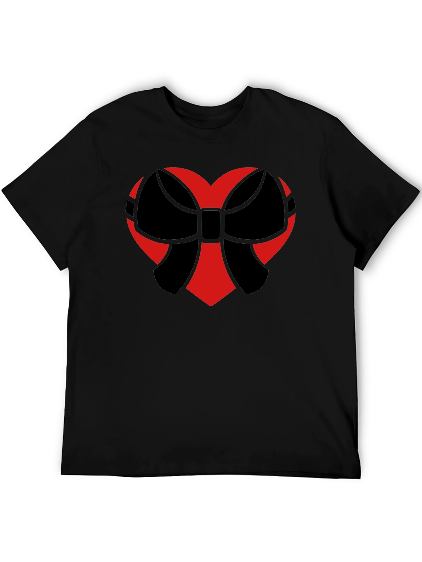 Heart & Bow Graphic Tee - Stylish Casual Wear