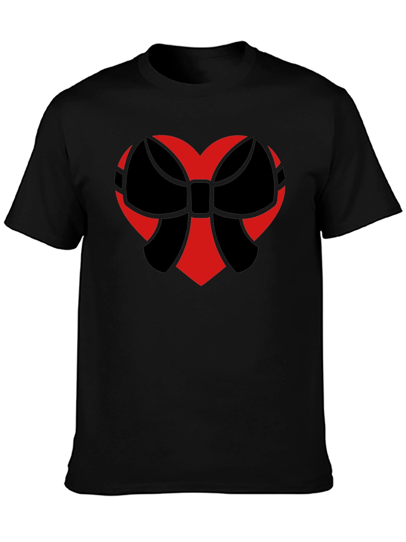 Heart & Bow Graphic Tee - Stylish Casual Wear