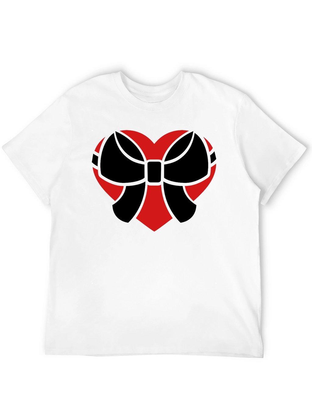 Heart & Bow Graphic Tee - Stylish Casual Wear