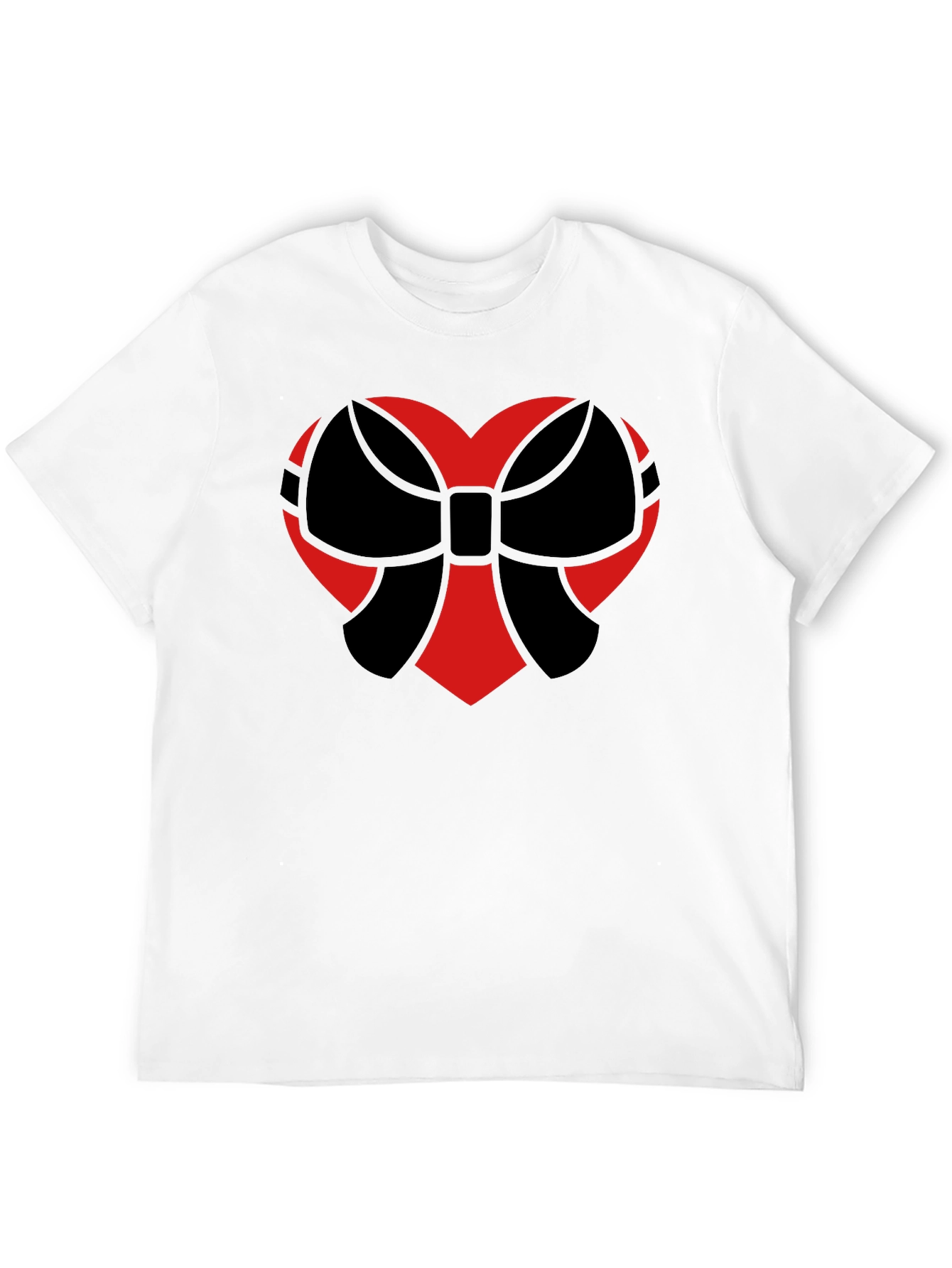Heart & Bow Graphic Tee - Stylish Casual Wear