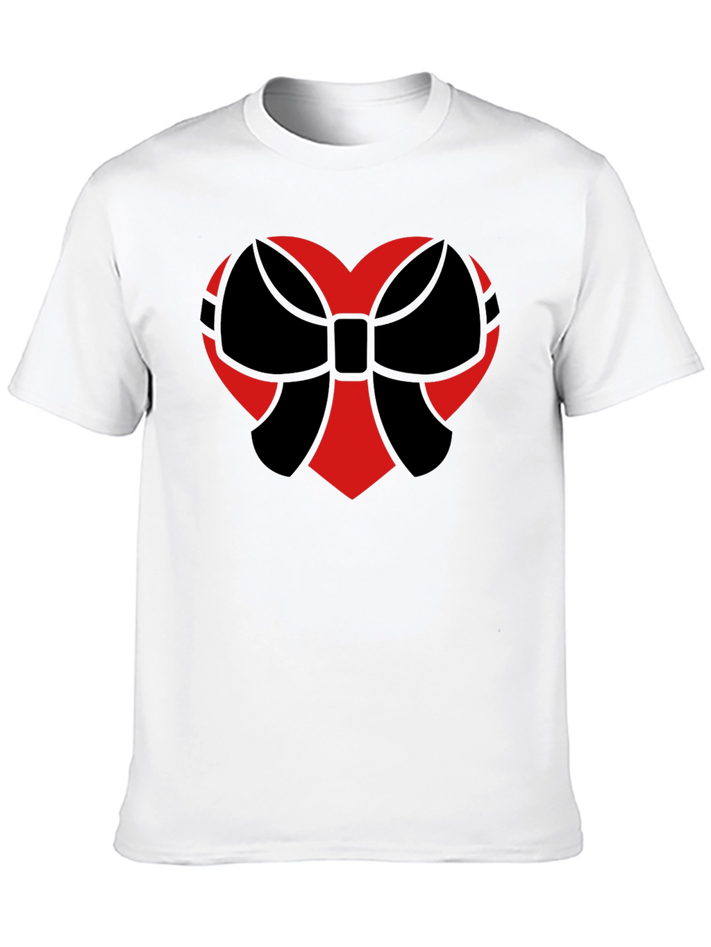 Heart & Bow Graphic Tee - Stylish Casual Wear