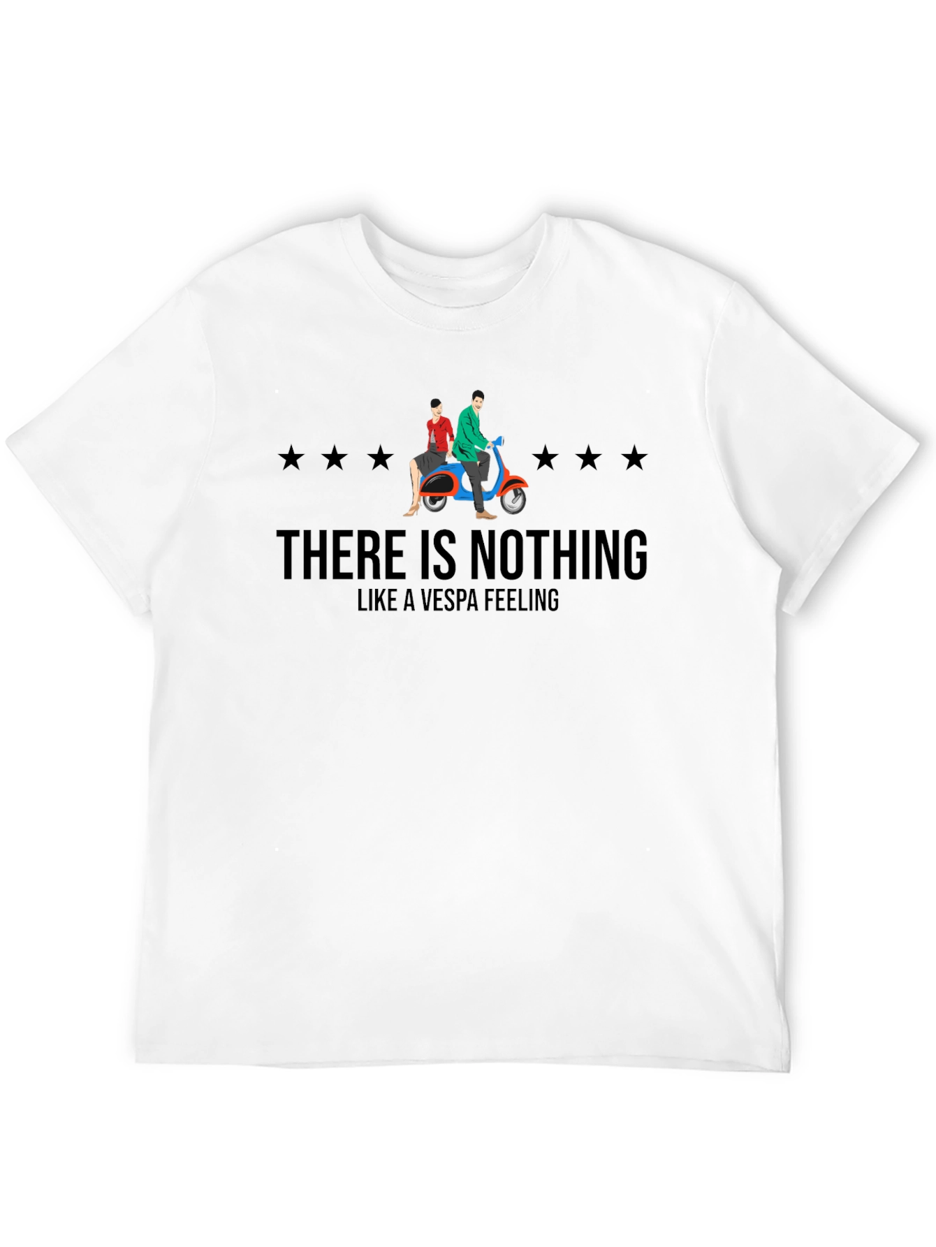 Vespa Feeling Graphic T-Shirt - Retro Scooter Tee