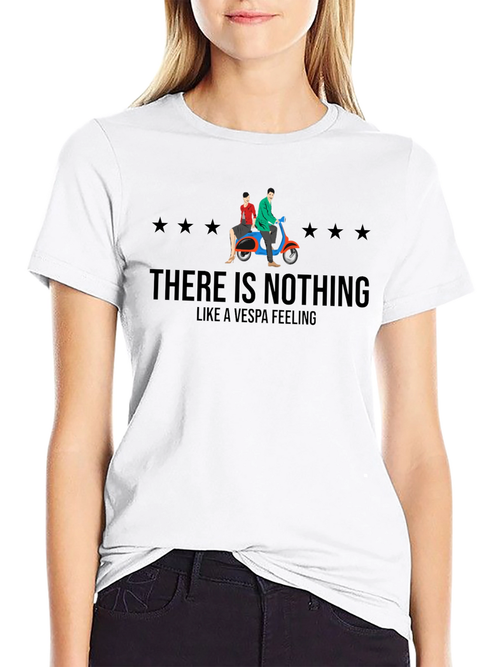 Vespa Feeling Graphic T-Shirt - Retro Scooter Tee