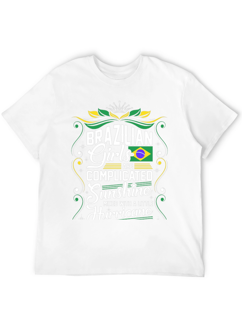 Brazilian Girls Complicated Sunshine Hurricane Graphic T-Shirt
