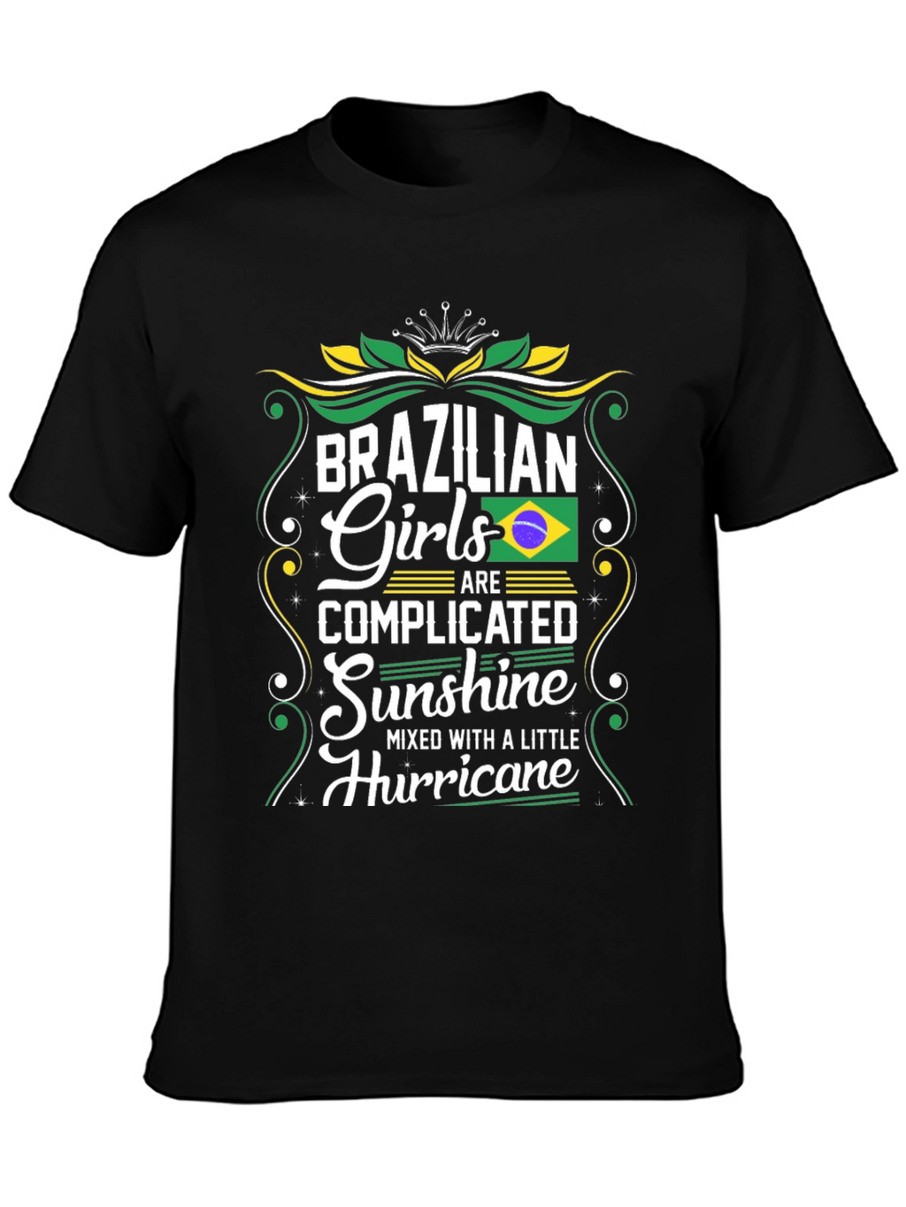Brazilian Girls Complicated Sunshine Hurricane Graphic T-Shirt