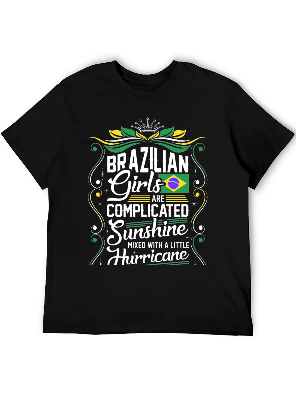Brazilian Girls Complicated Sunshine Hurricane Graphic T-Shirt