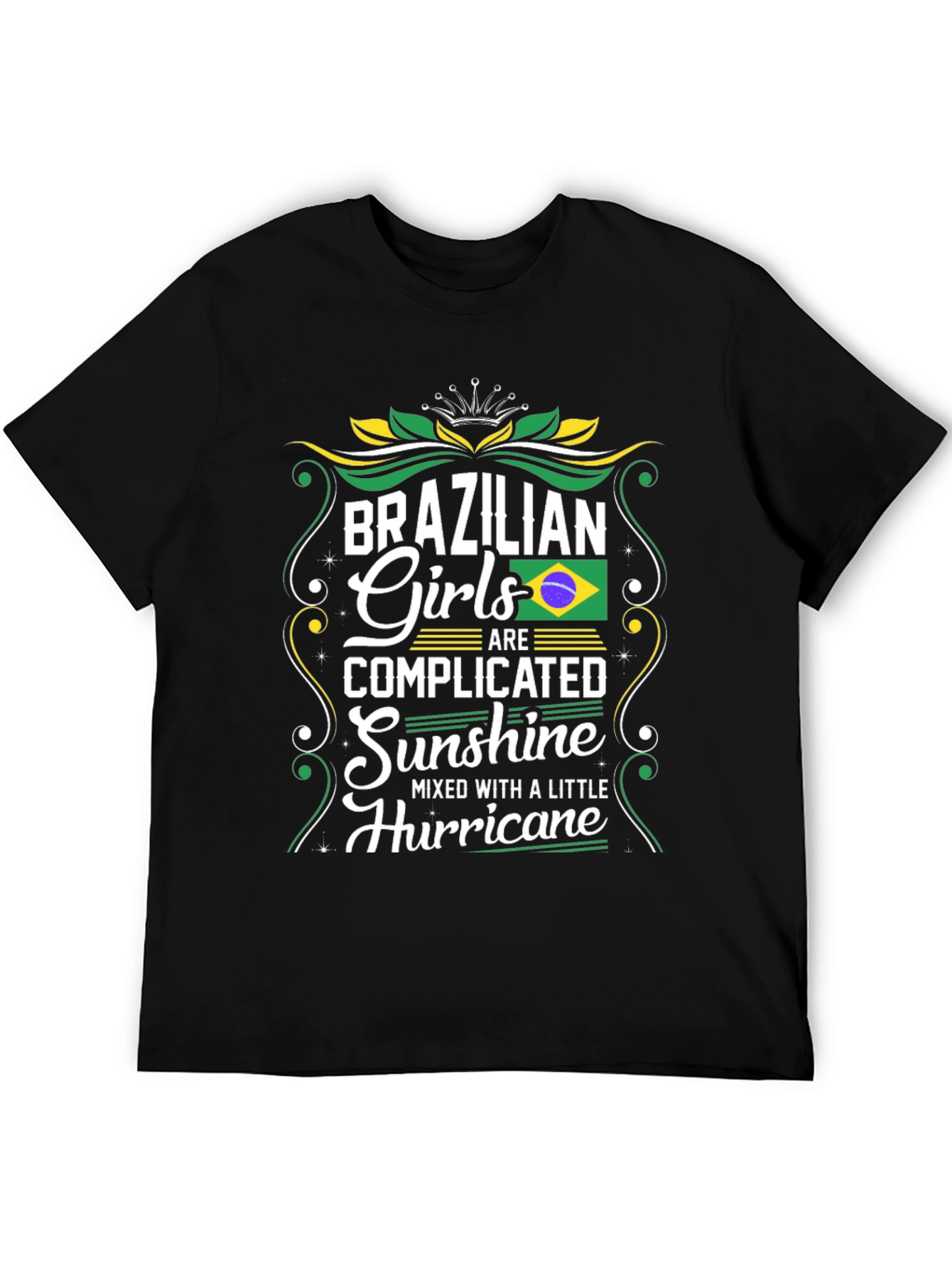 Brazilian Girls Complicated Sunshine Hurricane Graphic T-Shirt