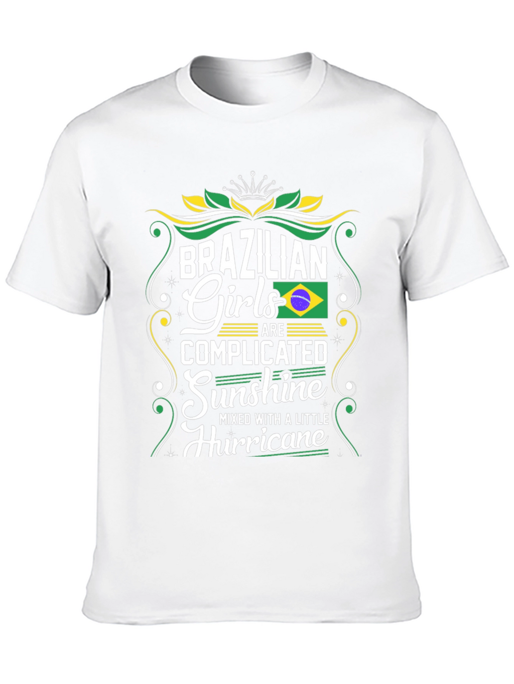 Brazilian Girls Complicated Sunshine Hurricane Graphic T-Shirt