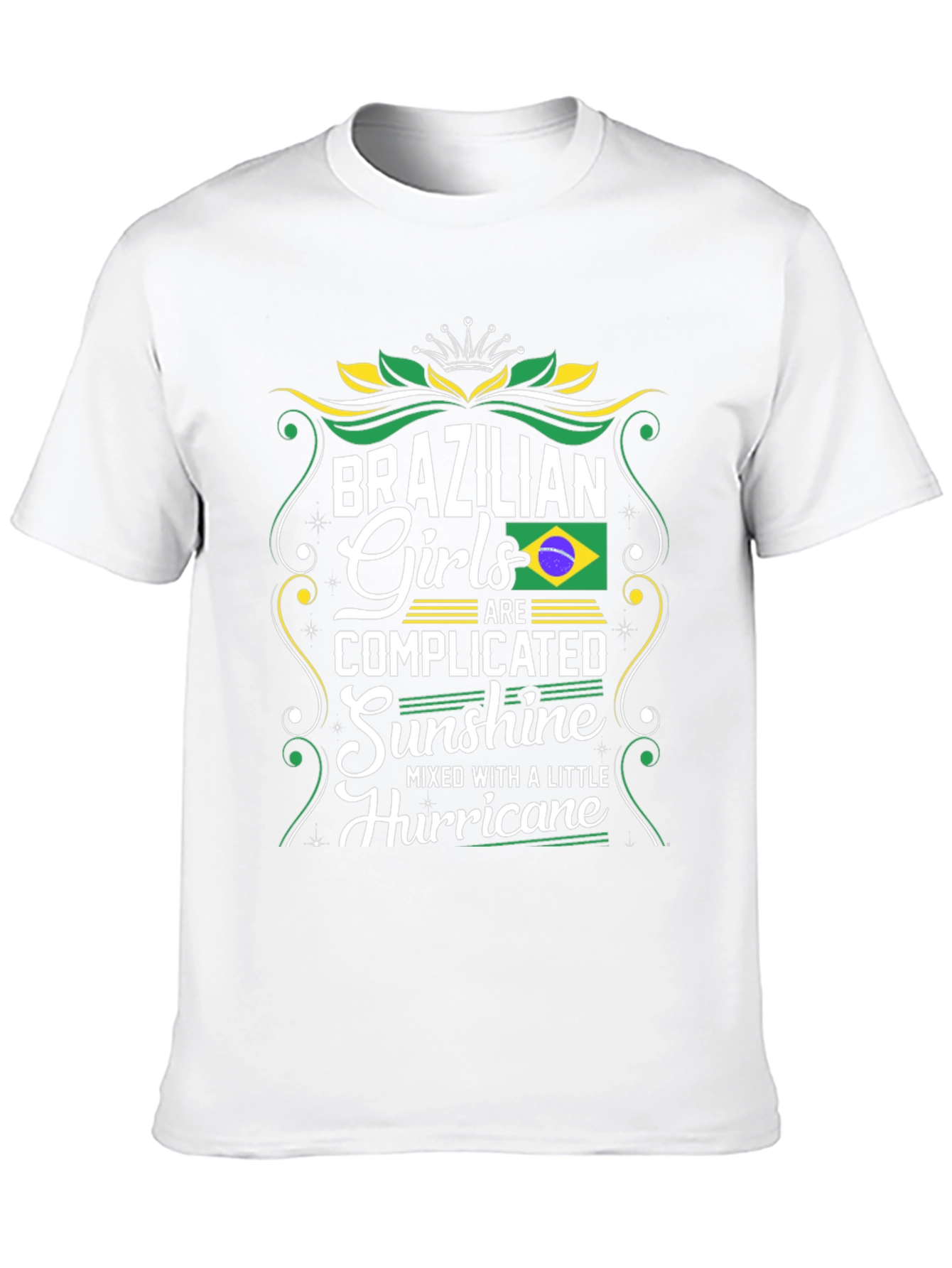 Brazilian Girls Complicated Sunshine Hurricane Graphic T-Shirt