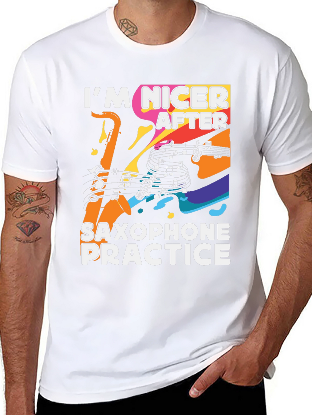 Funny Saxophone Practice T-Shirt