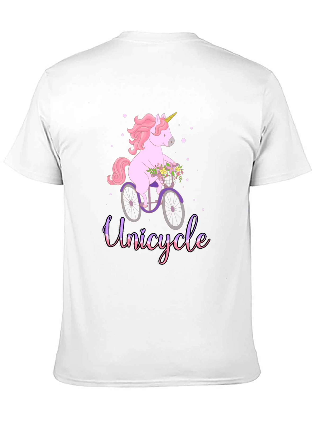 Unicycle Unicorn T-Shirt - Cute Graphic Tee