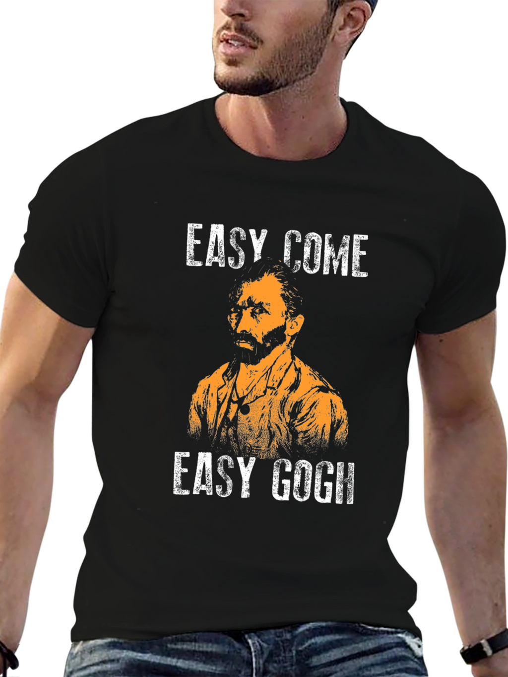 Easy Come Easy Gogh T-Shirt Funny Art Pun Tee