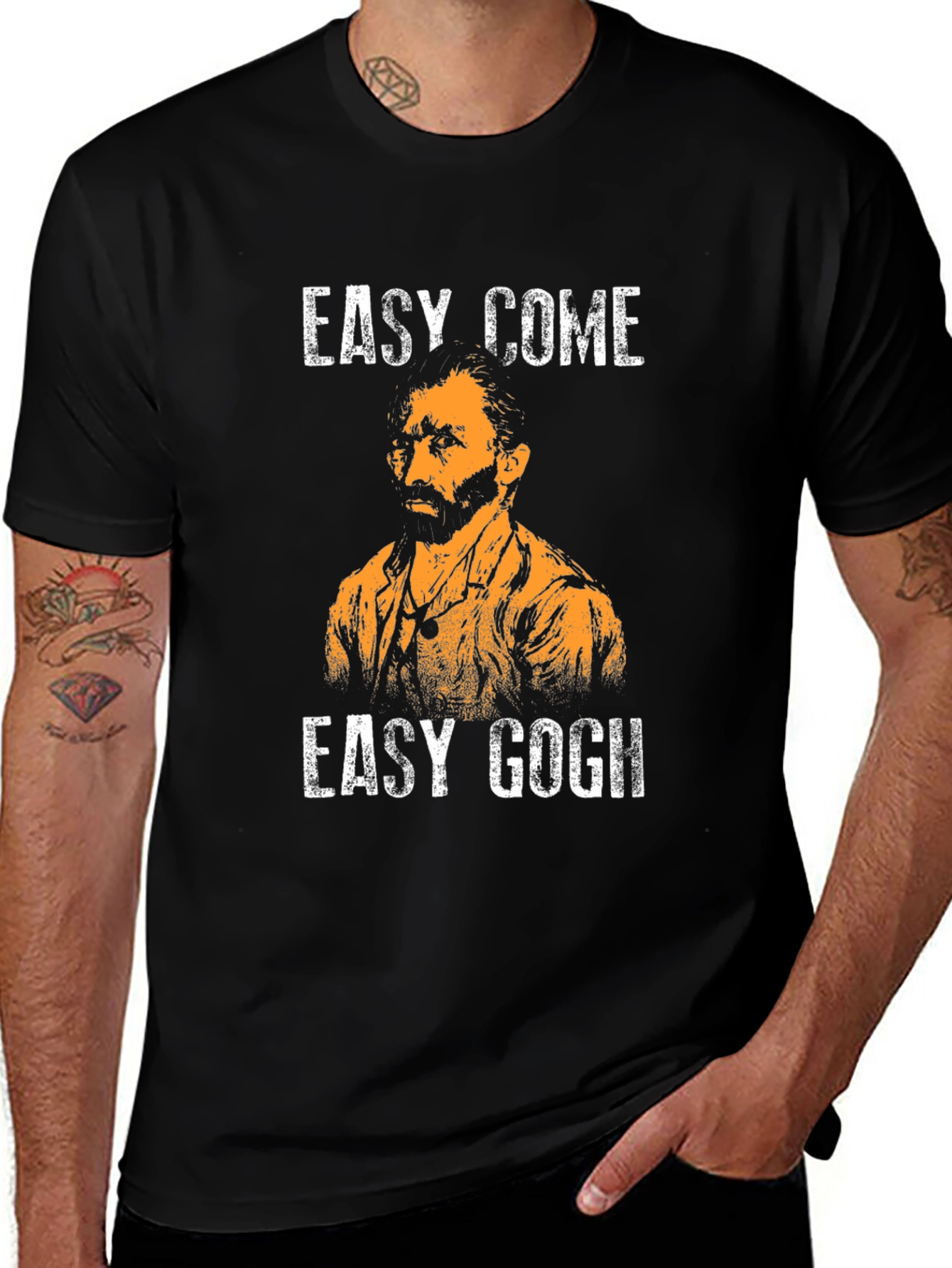 Easy Come Easy Gogh T-Shirt Funny Art Pun Tee