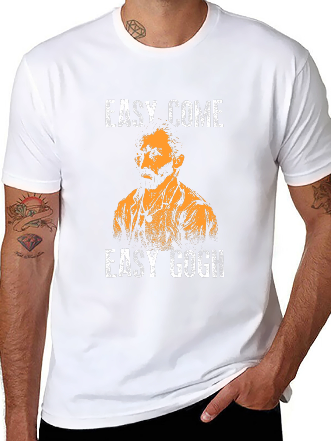 Easy Come Easy Gogh T-Shirt Funny Art Pun Tee