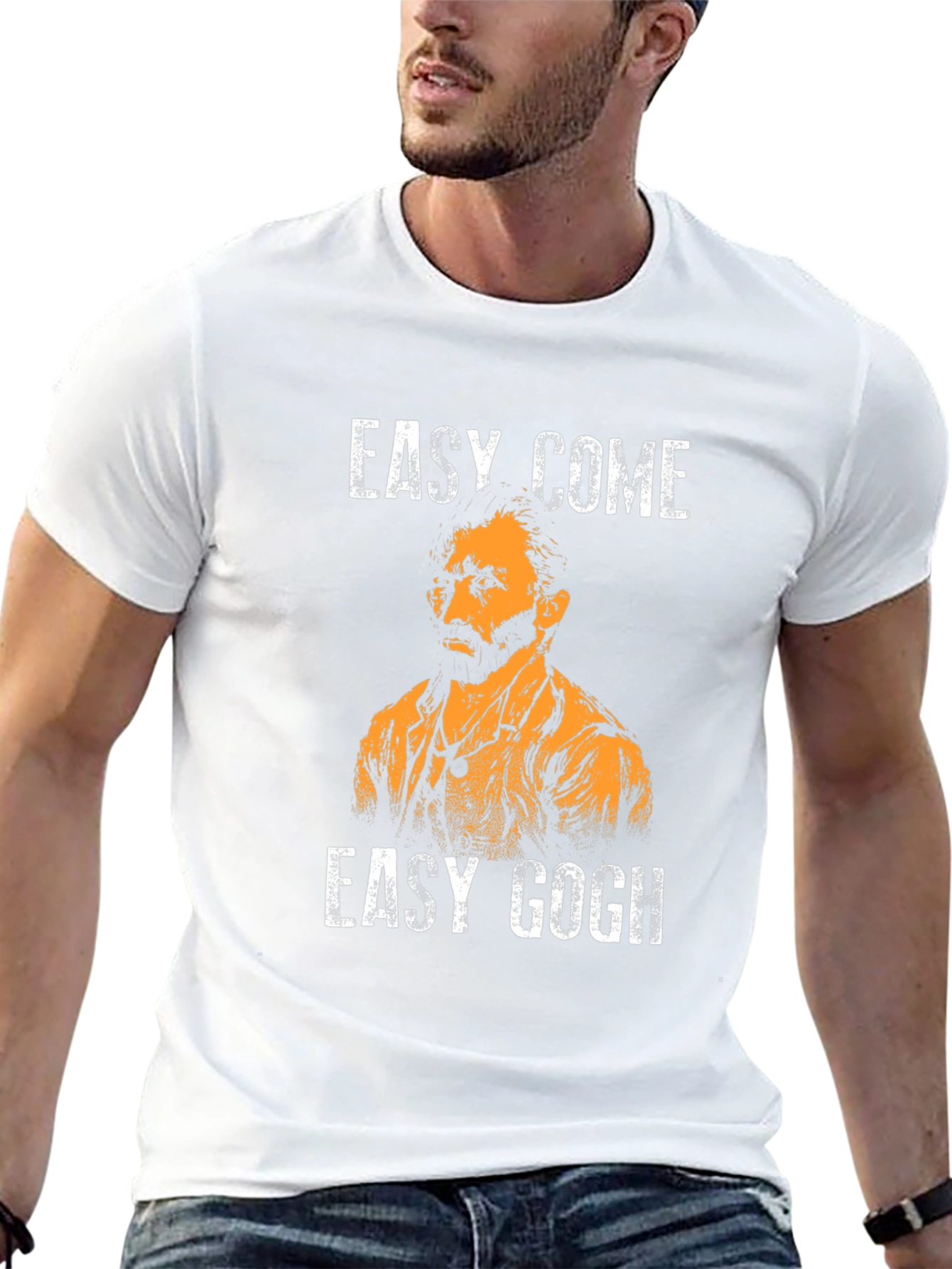 Easy Come Easy Gogh T-Shirt Funny Art Pun Tee