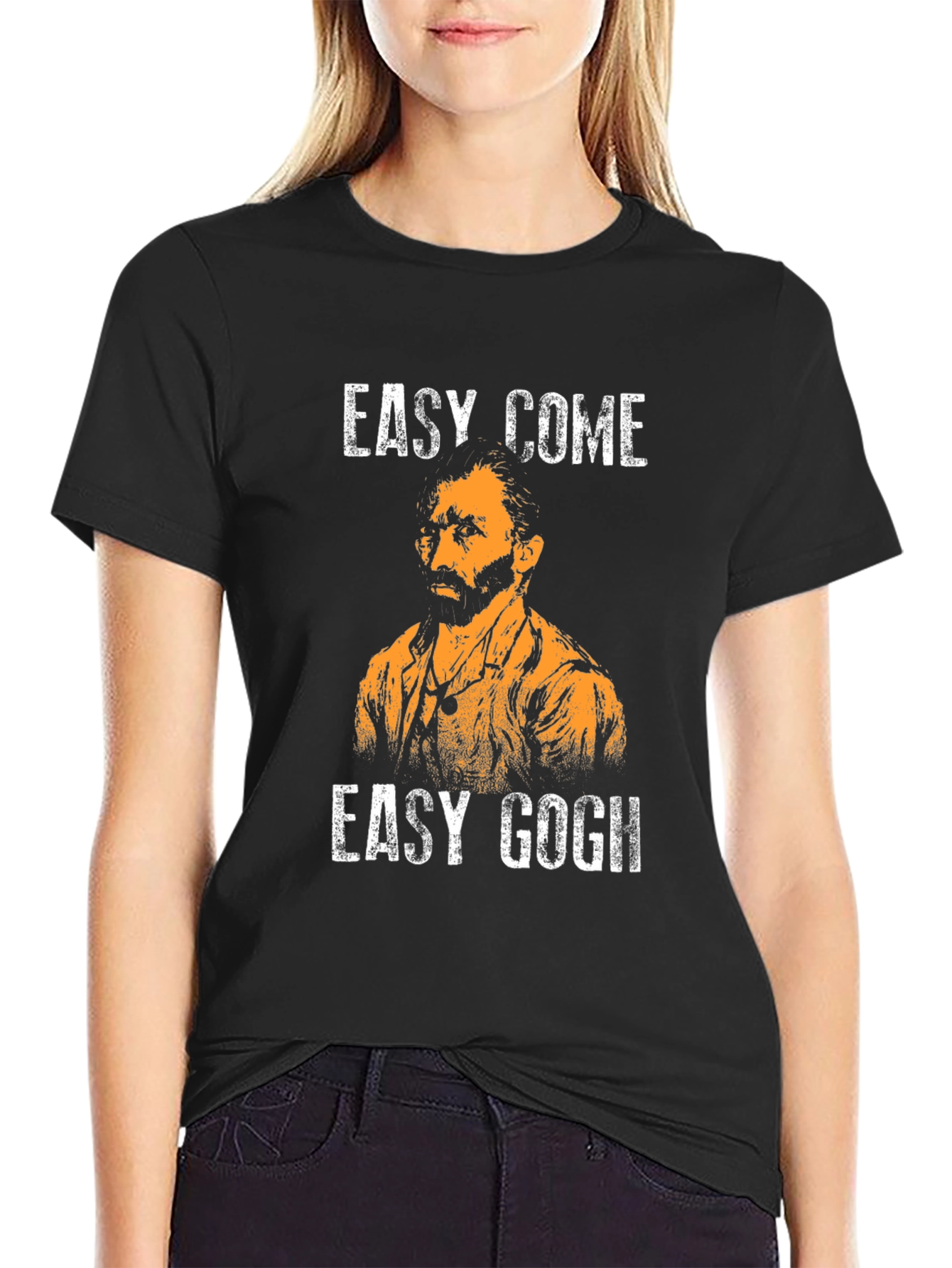 Easy Come Easy Gogh T-Shirt Funny Art Pun Tee
