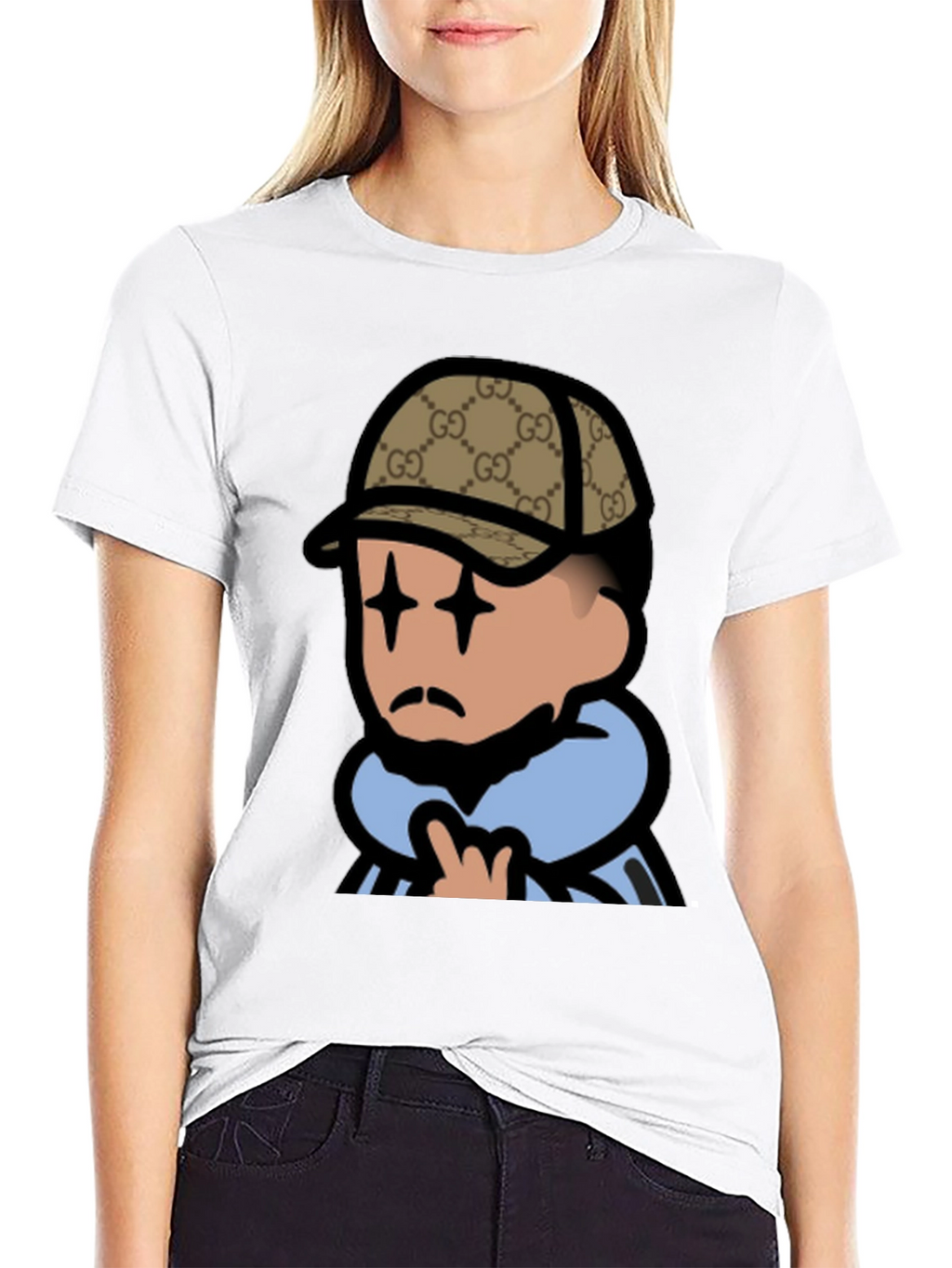 Trendy Cartoon Graphic Tee