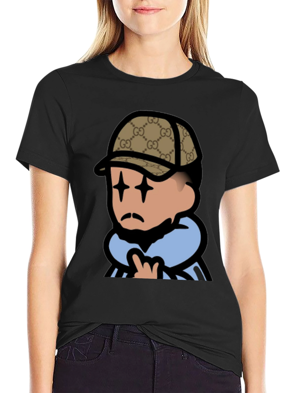 Trendy Cartoon Graphic Tee
