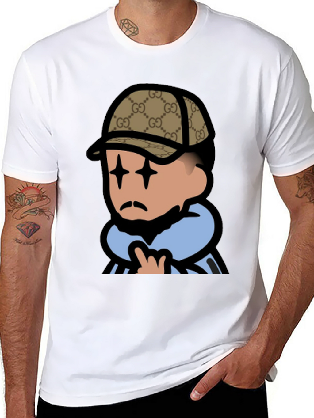 Trendy Cartoon Graphic Tee