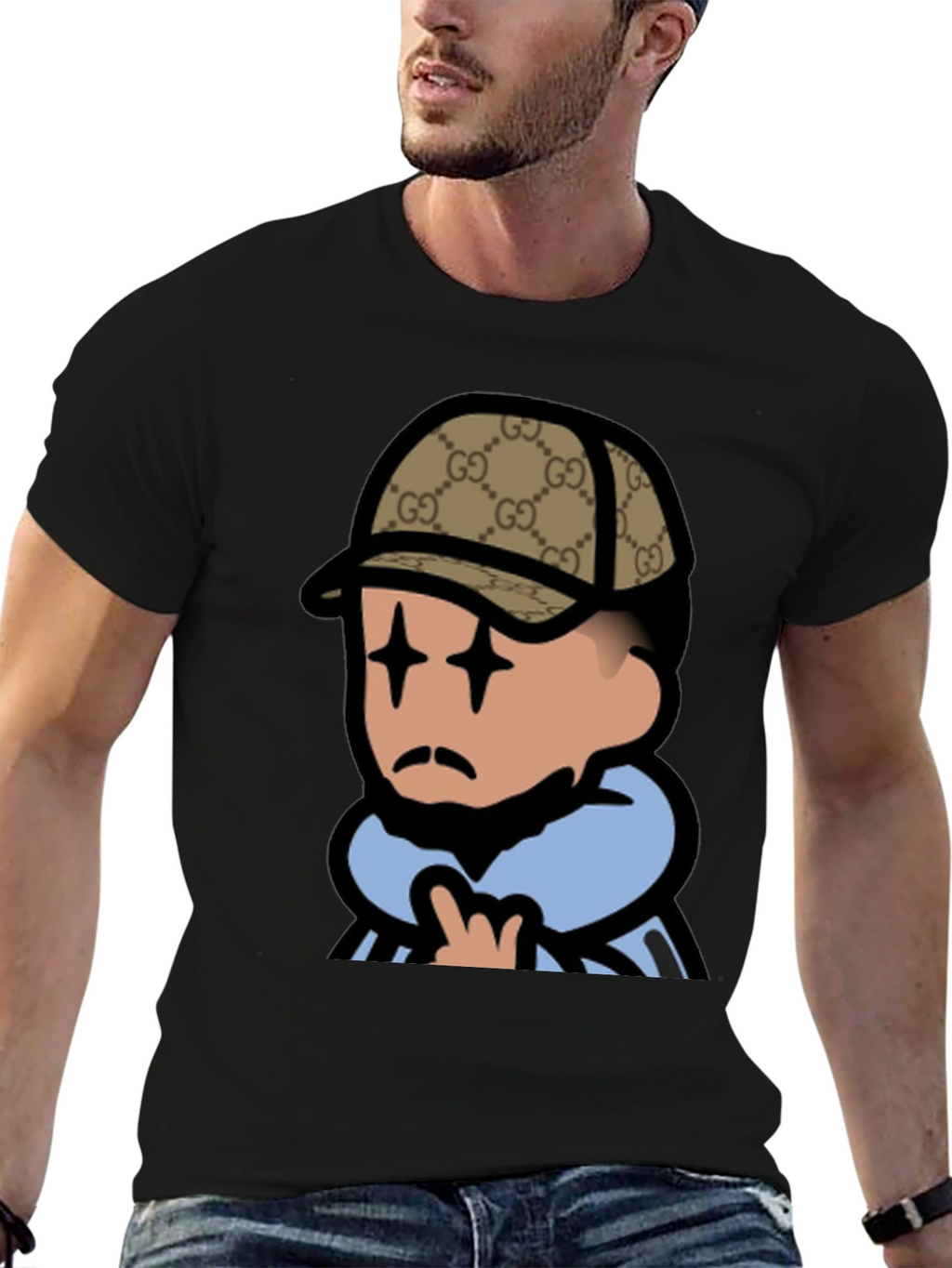 Trendy Cartoon Graphic Tee