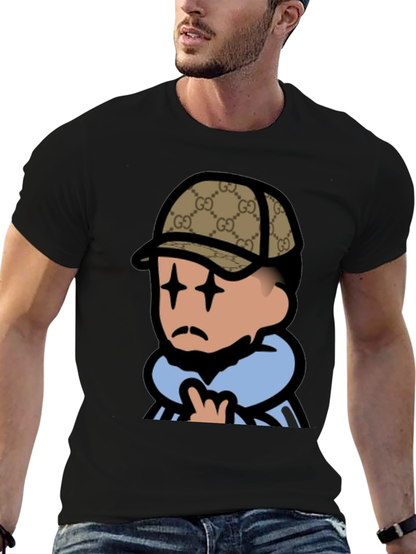 Trendy Cartoon Graphic Tee