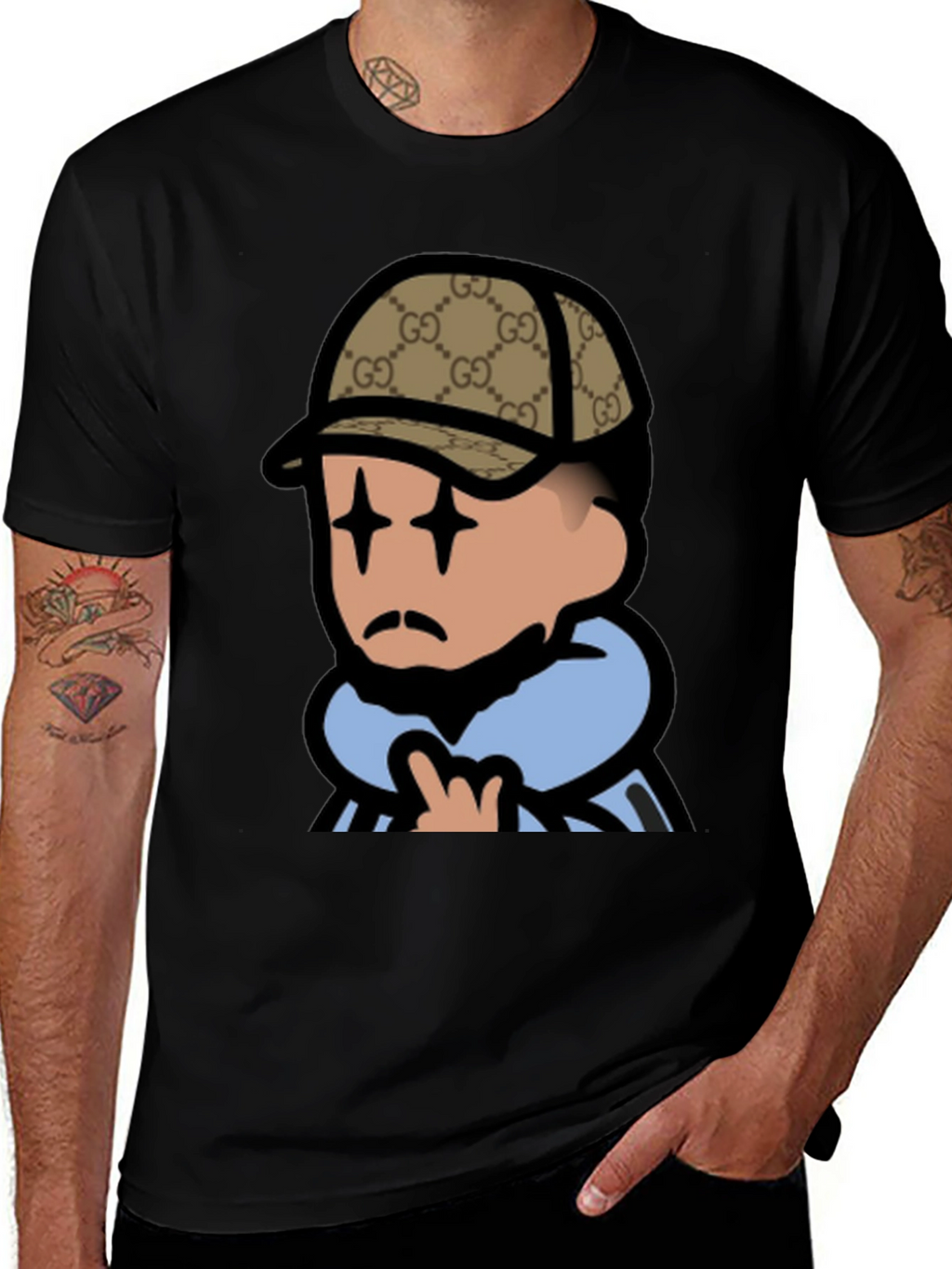 Trendy Cartoon Graphic Tee