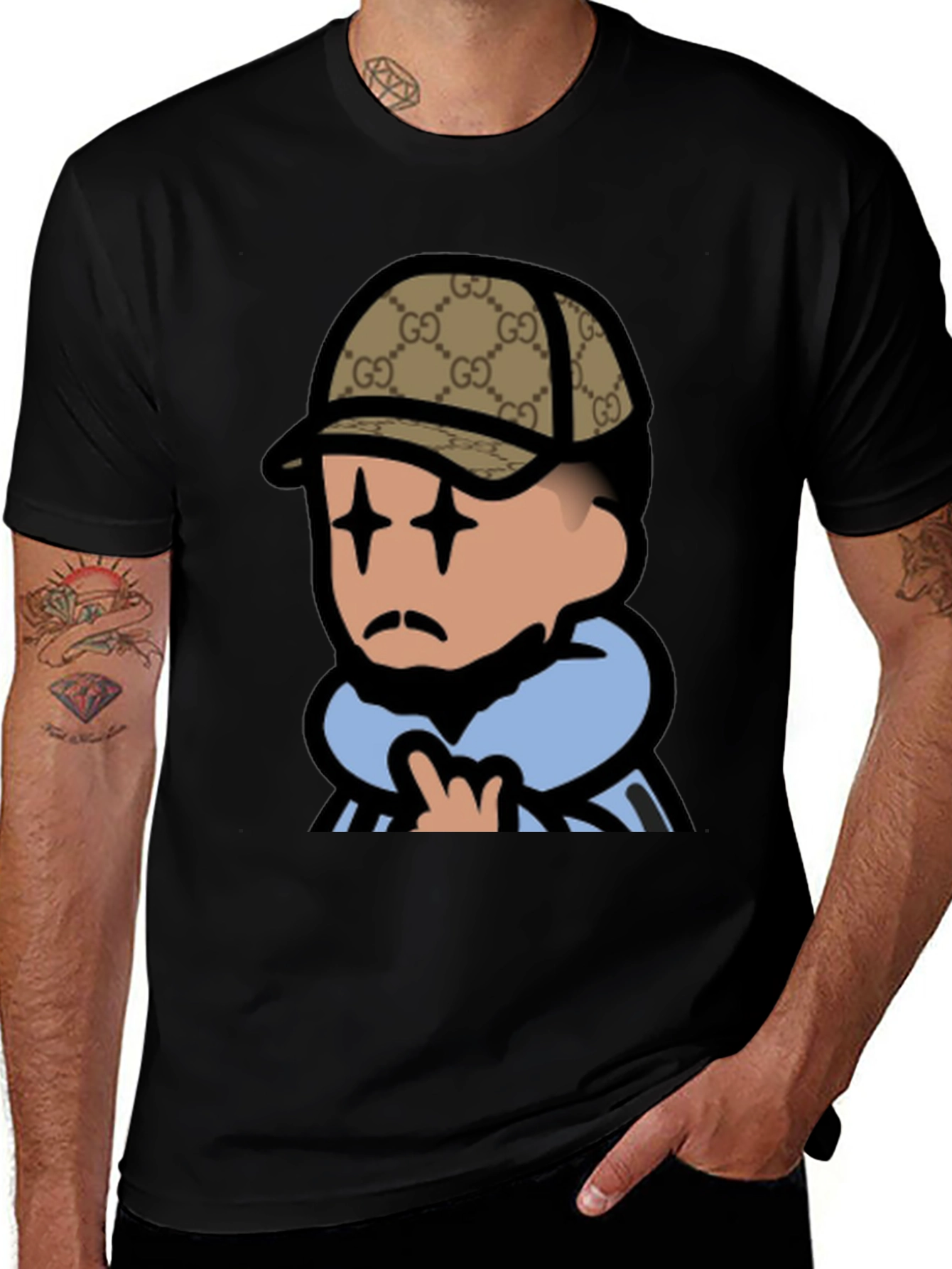 Trendy Cartoon Graphic Tee
