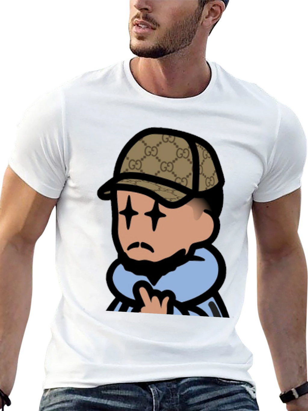 Trendy Cartoon Graphic Tee