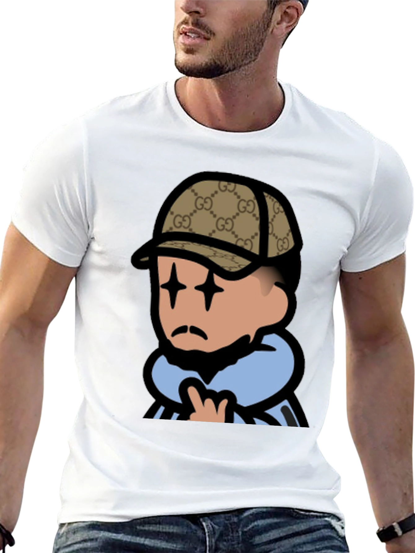 Trendy Cartoon Graphic Tee