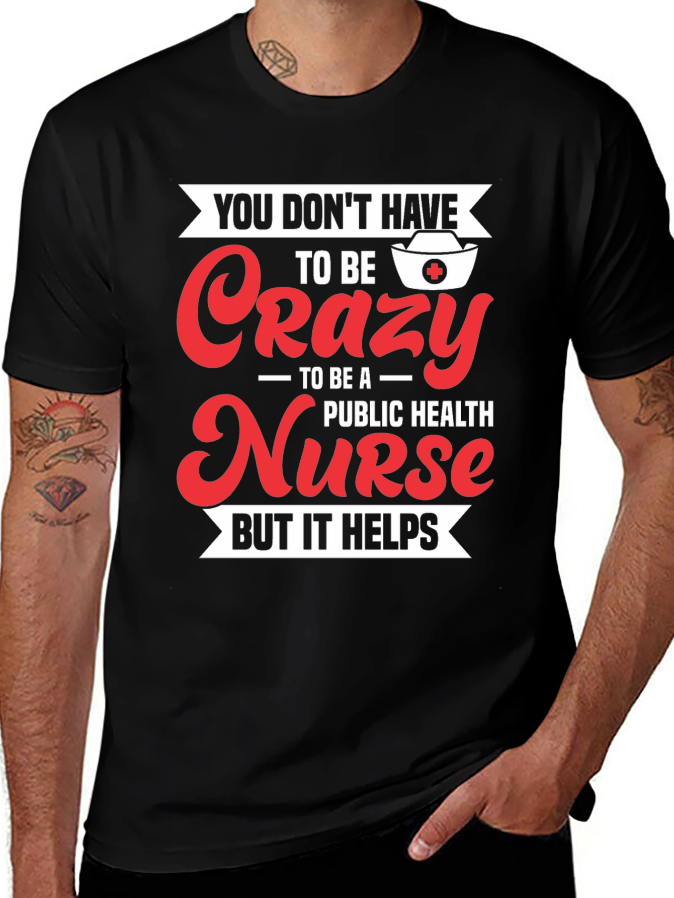 Crazy Nurse T-Shirt: Public Health Humor Apparel