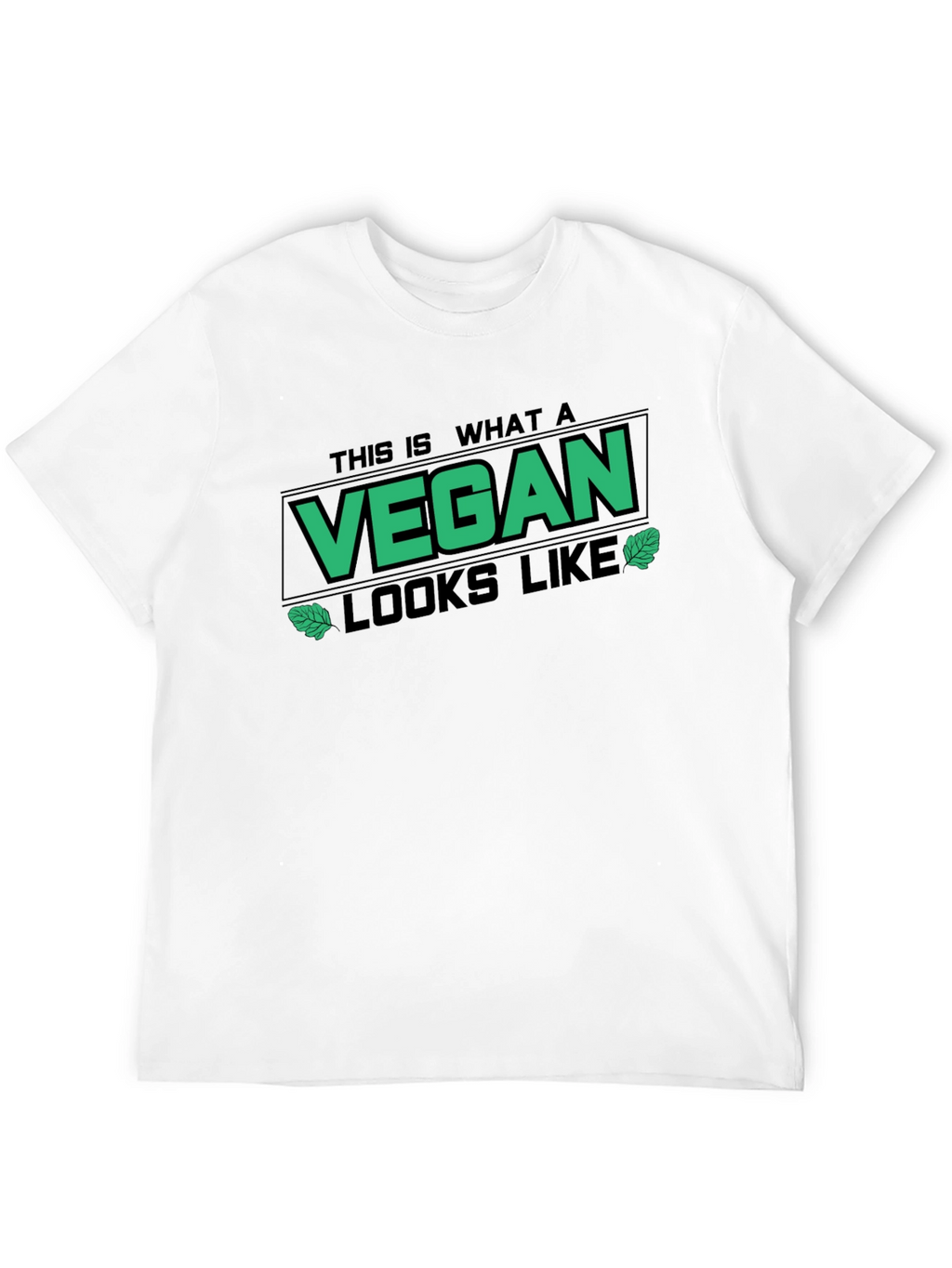 This is What A Vegan Looks Like Black T-Shirt