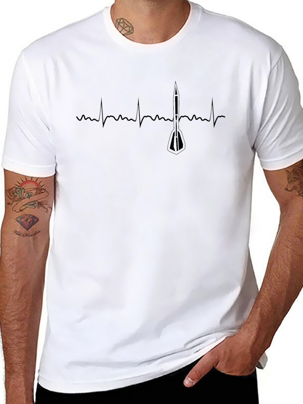 Darts Heartbeat T-Shirt - Sporty Graphic Tee