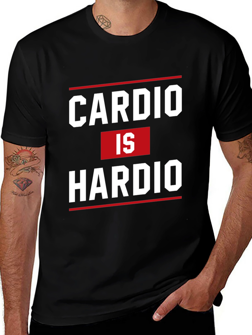 Cardio is Hardio Graphic T-Shirt