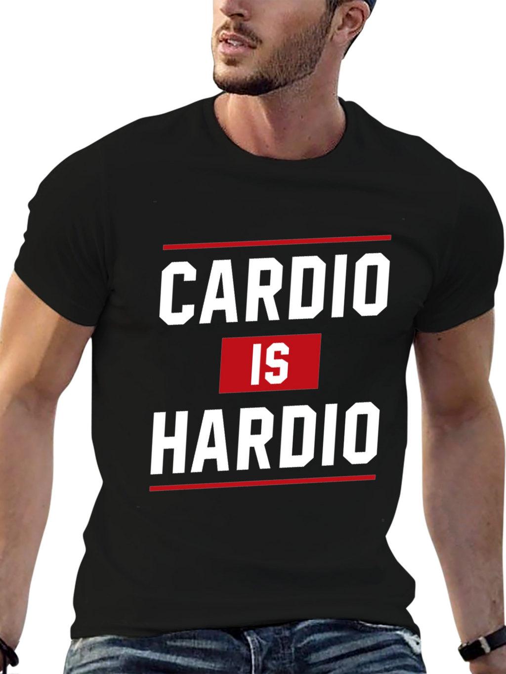 Cardio is Hardio Graphic T-Shirt
