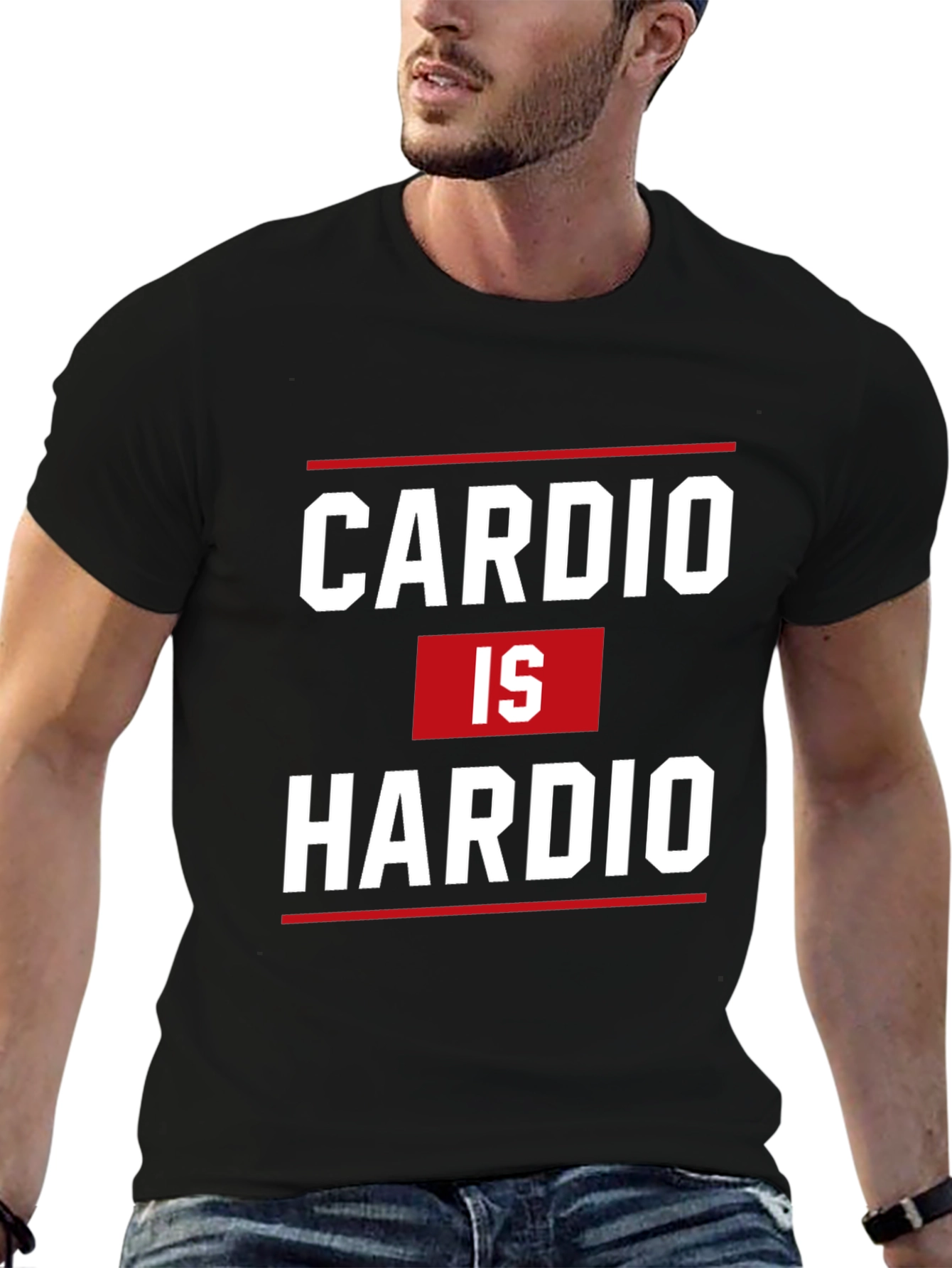 Cardio is Hardio Graphic T-Shirt