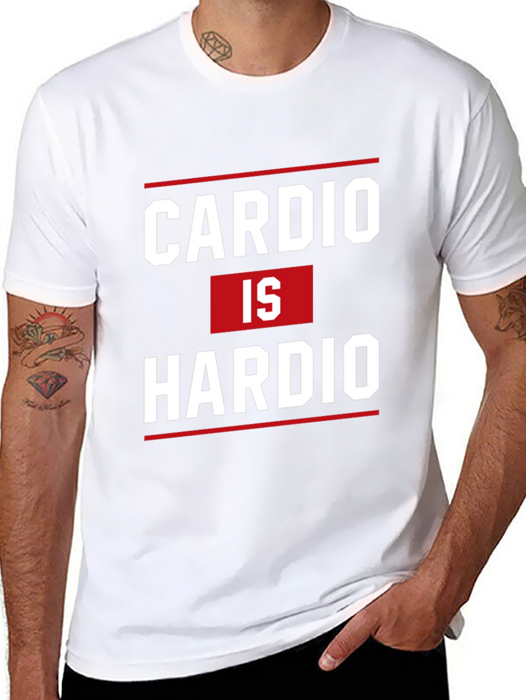 Cardio is Hardio Graphic T-Shirt