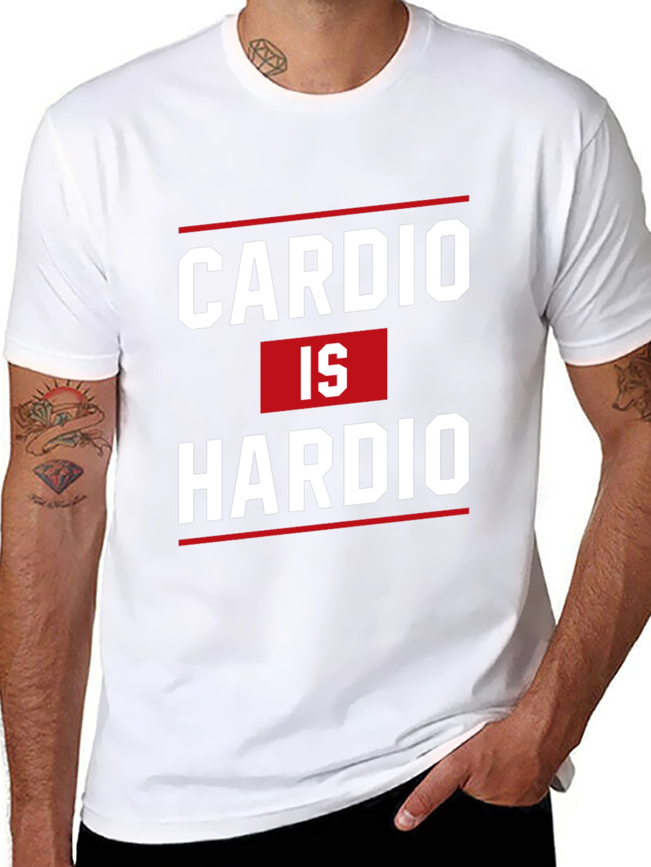 Cardio is Hardio Graphic T-Shirt