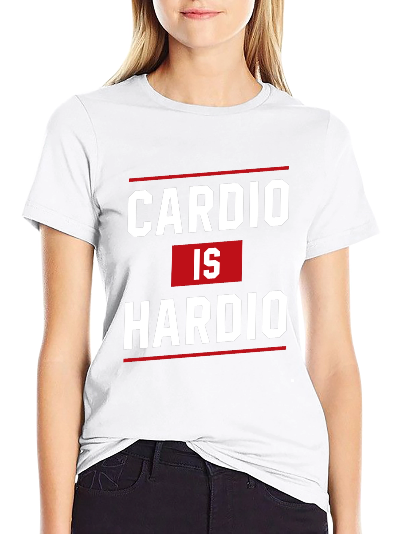 Cardio is Hardio Graphic T-Shirt
