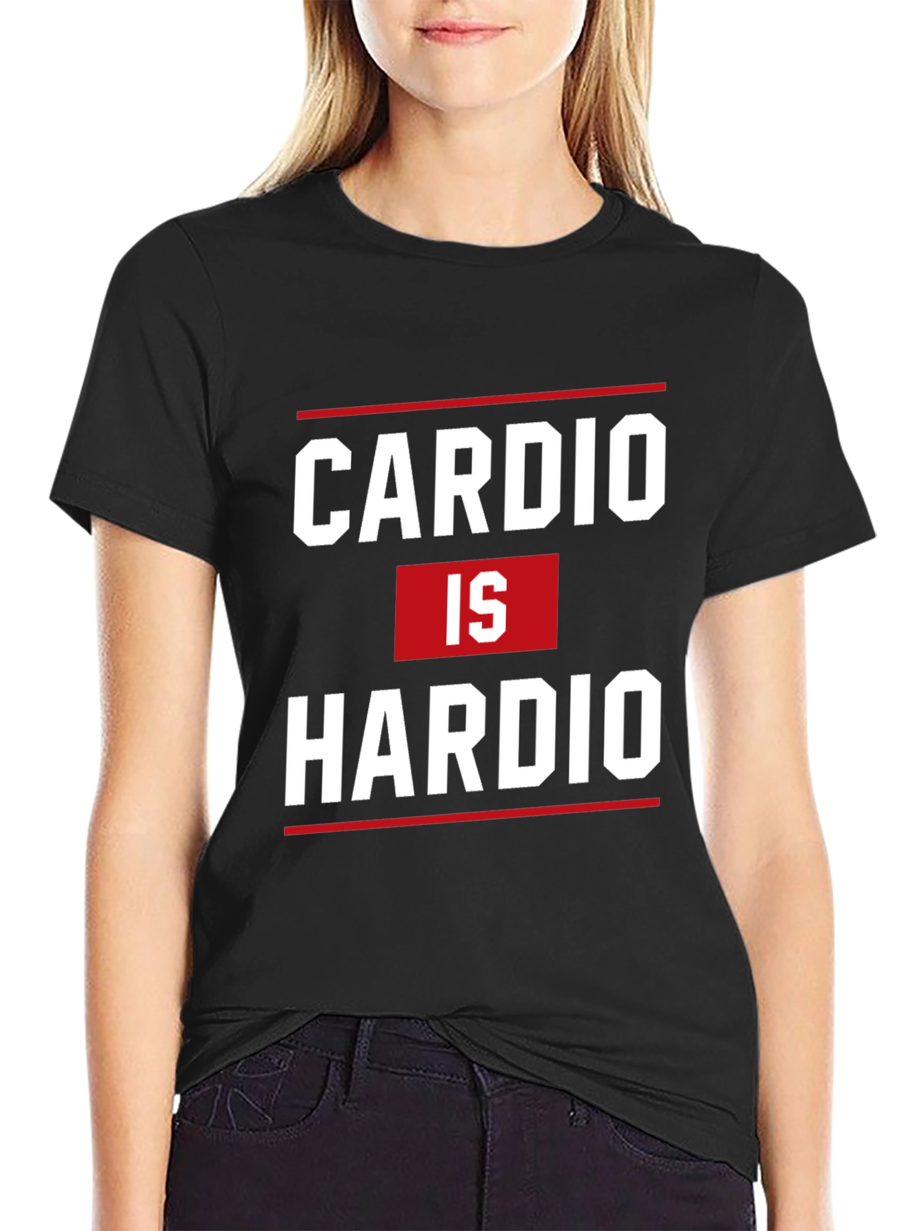 Cardio is Hardio Graphic T-Shirt