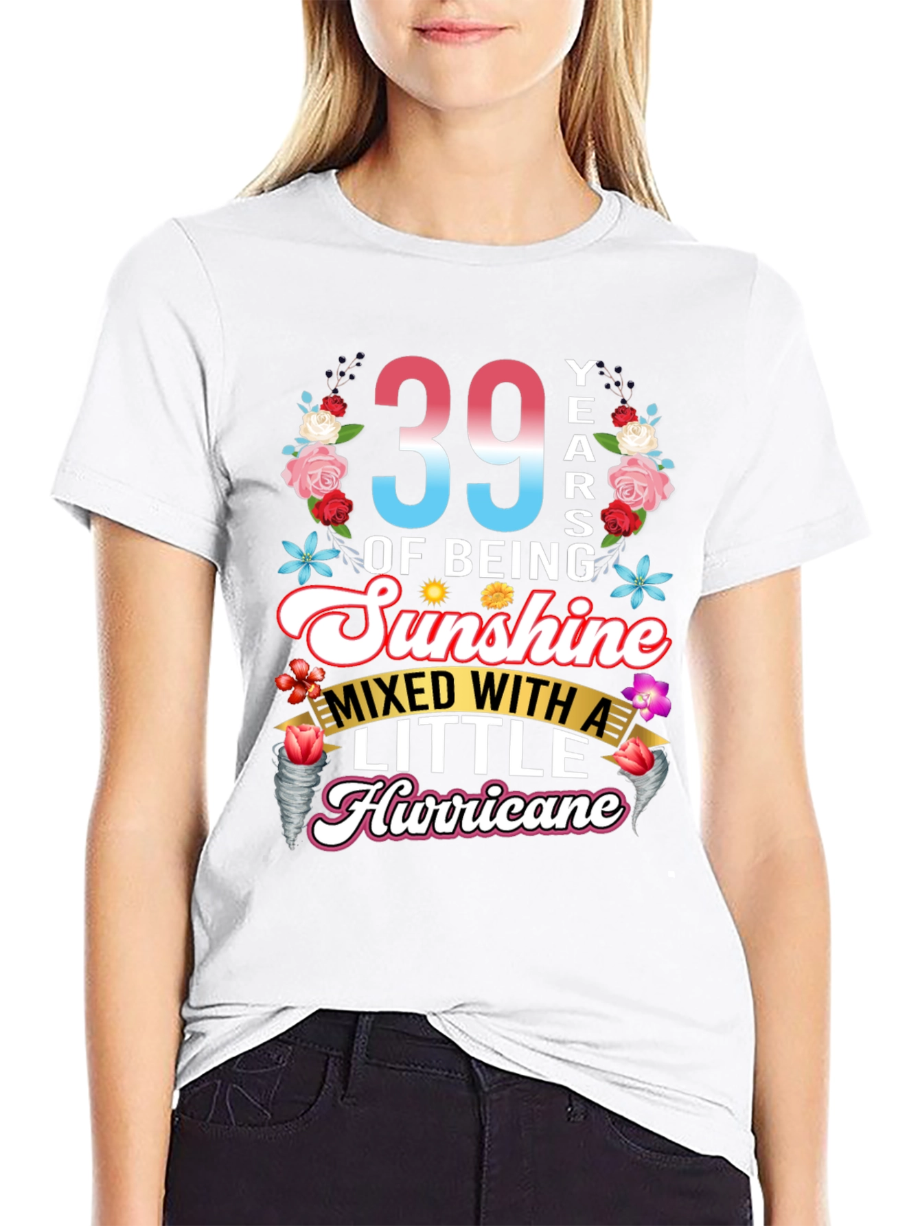 39 Years of Sunshine Hurricane T-Shirt