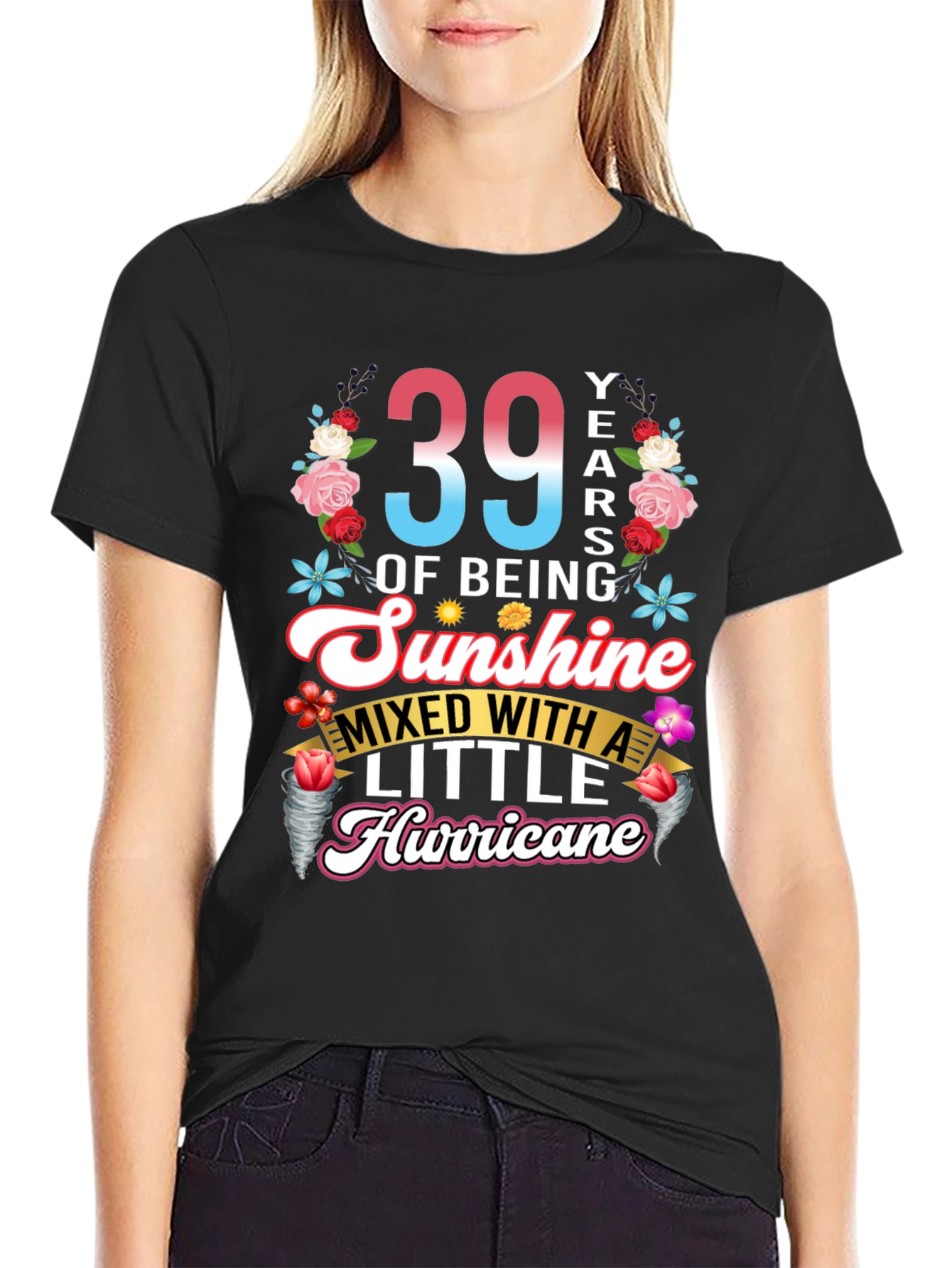 39 Years of Sunshine Hurricane T-Shirt