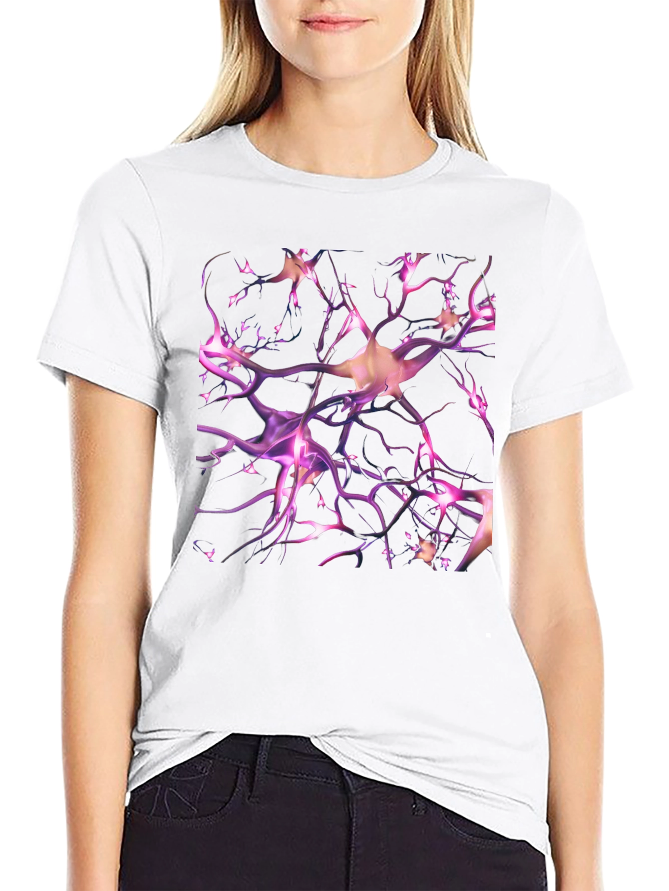 Neuron Network T-Shirt - Unique Science Inspired Design