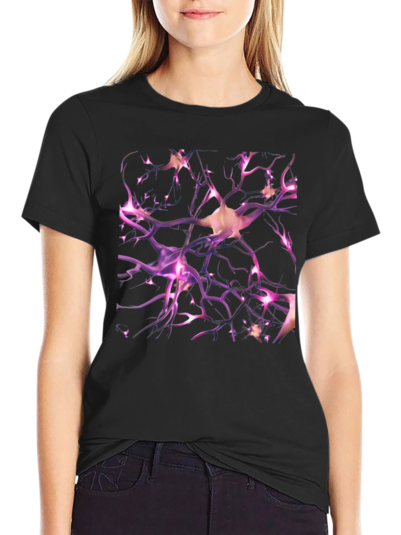 Neuron Network T-Shirt - Unique Science Inspired Design