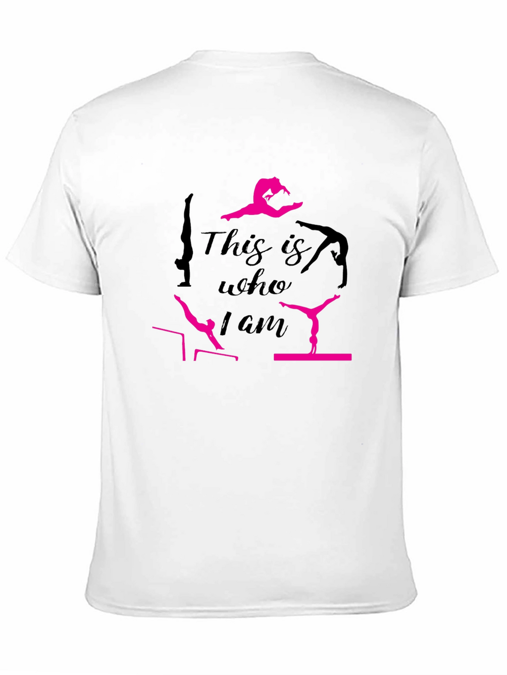 Gymnastics This is Who I Am Black T-Shirt