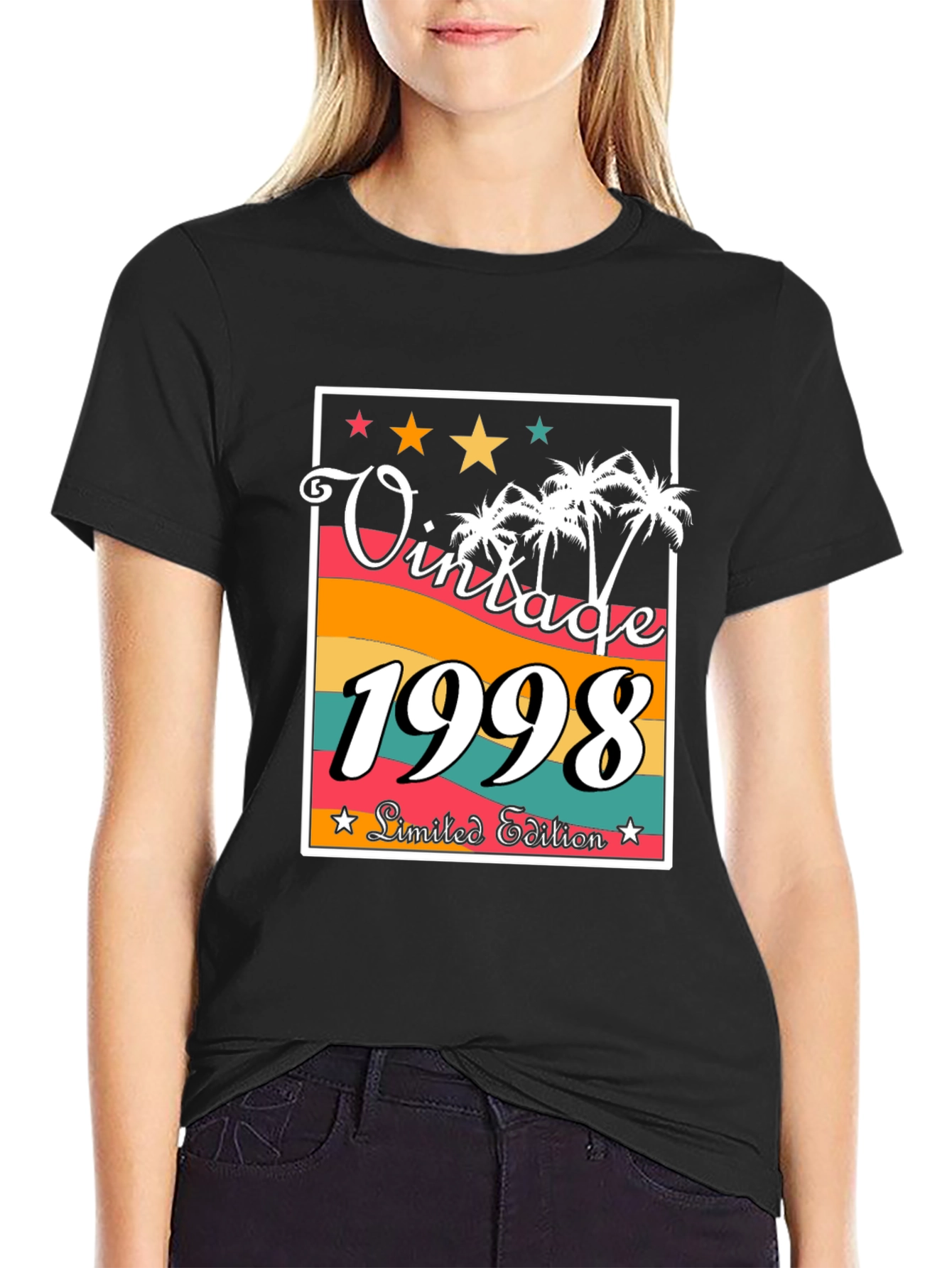 Vintage 1998 Limited Edition Black Tee